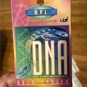 DNA Fly Tying Materials - HOLO FUSION - 10 packs/10 colors - flash fiber - NWOT
